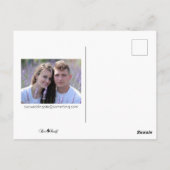 Illustriertes Minimalistisches B/W-Skript Save the Postkarte (Rückseite)