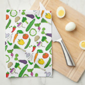 Illustriertes Mischmuster Geschirrtuch (Viertel Falte)