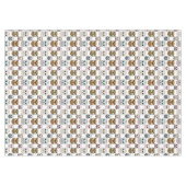 Illustriertes Owls-Muster Tischdecke (Vorderseite (Horizontal))