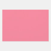 Illustriertes Pink Weihnachtsbaumwrapping Paper Geschenkpapier Set (Vorderseite 2)