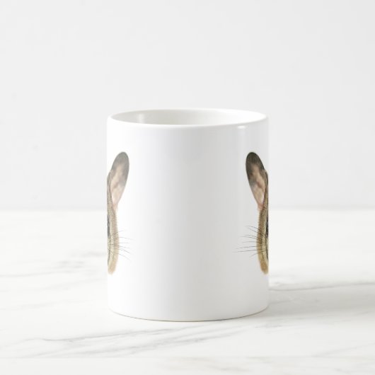 Illustriertes Porträt gemeinen brushtail Opossums Kaffeetasse (Mittel)