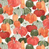 Illustriertes Pumpkin-Pattern Geschenkpapier