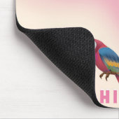 Illustriertes Reiseplakat von Tahiti Mousepad (Ecke)