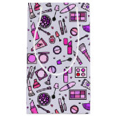 Illustriertes rosa Muster für Kosmetika Kleine Geschenktüte (Vorderseite)