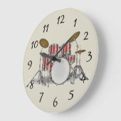 Illustriertes Set Große Wanduhr (Winkel)