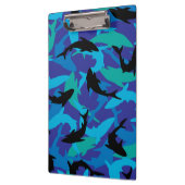 Illustriertes Shark-Design Klemmbrett (Links)