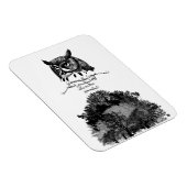 Illustriertes Tintenziffer stellen Magnet (Rechte Seite)