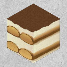 Illustriertes Tiramisu Brown italienisches Nachtis