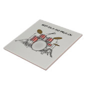 Illustriertes TrommelSet Fliese (Seite)