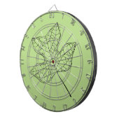 Illustriertes Tulip Tree Leaf Dartscheibe (Vorderseite rechts)