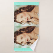 Illustriertes Waschlappen - Lady of Spring Badehandtuch (Badehandtuch)