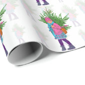Illustriertes Weihnachtspapier Geschenkpapier (Rolleneckpunkt)