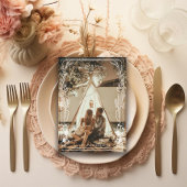 Illustriertes Wüstenkaktus-Foto Save The Date