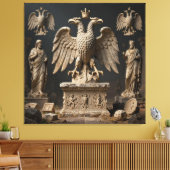 IllyrianAltarRelics-SacredEagleArtBundle I HERSYM  Leinwanddruck (Insitu (Wohnzimmer))