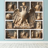 IllyrianAltarRelics-SacredEagleArtBundleII HERSYM  Leinwanddruck (Insitu (Holzboden))