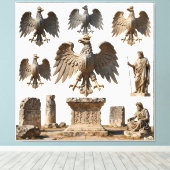 IllyrianAltarRelics-SacredEagleArtBundleV HERSYM  Leinwanddruck (Insitu (Holzboden))
