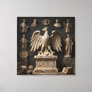 IllyrianAltarRelics-SacredEagleArtBundleVI HERSYM  Leinwanddruck