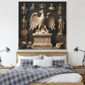 IllyrianAltarRelics-SacredEagleArtBundleVI HERSYM  Leinwanddruck (Insitu (Schlafzimmer))