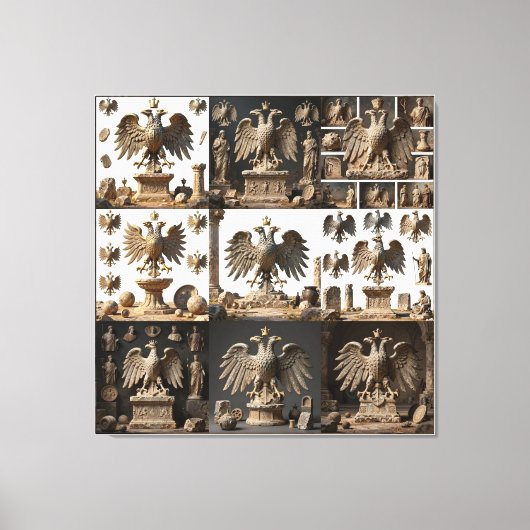 IllyrianAltarRelicsSacredEagleArtBundle IX HERSYM  Leinwanddruck (Vorderseite)