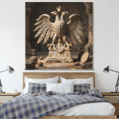 IllyrianAltarRelicsSacredEagleArtBundleVIIIHERSYM  Leinwanddruck (Insitu (Schlafzimmer))