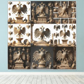 IllyrischerAltarRelikteHeiligerAdlerKunstBundle IX Leinwanddruck (Insitu (Holzboden))
