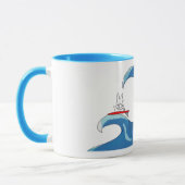 Illysurfing, die Welle surfend Tasse (Links)