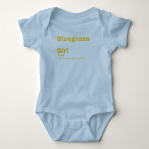 ilm Girl - Bluegrass  Baby Strampler