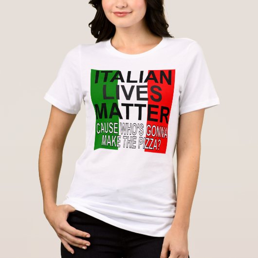 ILM Wer die Pizza machen will Tri-Blend Shirt (Vorderseite)