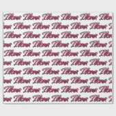 Ilona faded pink personalisiertes Geschenkpapier (Flach)
