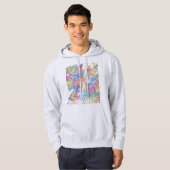 Ilorin Nigeria City Map Hoodie (Vorne ganz)