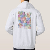 Ilorin Nigeria City Map Hoodie (Rückseite)