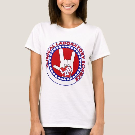 iLove LABRADOR Round LABORATORY WISSENSCHAFTLER T-Shirt (Vorderseite)