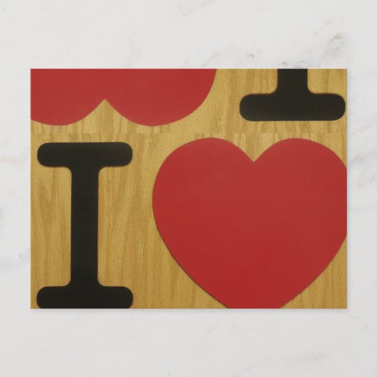iLove Postkarte (Vorderseite)