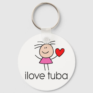 iLove Tuba-Geschenk Schlüsselanhänger
