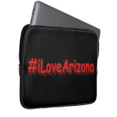 "#iLoveArizona " Niedliches Design. Jetzt kaufen Laptopschutzhülle (Vorne Rechts)