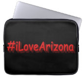"#iLoveArizona " Niedliches Design. Jetzt kaufen Laptopschutzhülle (Vorderseite)