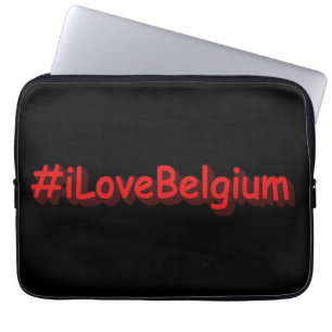 "#iLoveBelgium" Niedliches Design. Jetzt kaufen Laptopschutzhülle