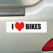 Ilovebikes Autoaufkleber (Auf Auto)