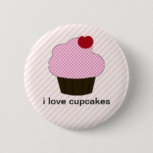ilovecupcakes runder Knopf Button