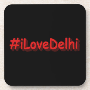 "#iLoveDelhi" Niedliches Design. Jetzt kaufen Getränkeuntersetzer