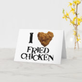Ilovefriedhuhn Karte (Gelbe Blume)