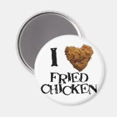 Ilovefriedhuhn Magnet (Vorderseite/Rückseite)