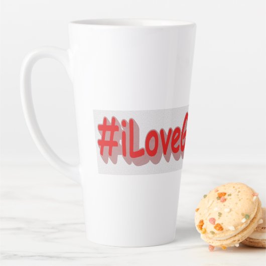 "#iLoveGEORGIA " Niedliches Design. Jetzt kaufen Milchtasse (Beispiel)
