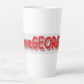 "#iLoveGEORGIA " Niedliches Design. Jetzt kaufen Milchtasse (Vorderseite)