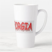 "#iLoveGEORGIA " Niedliches Design. Jetzt kaufen Milchtasse (Rechts)