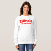 "#iLoveIllinoisan " Niedliches Design. Jetzt kaufe Sweatshirt (Vorne ganz)