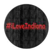 "#iLoveIndiana " Niedliches Design. Jetzt kaufen Schneidebrett (Vorderseite)