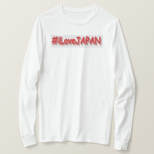 "#iLoveJAPAN" Cute Design. Buy Now T-Shirt (Design vorne)