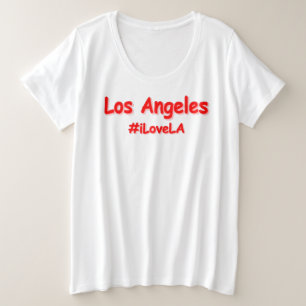 "#iLoveLA" Niedliches Design. Jetzt kaufen Große Größe T-Shirt