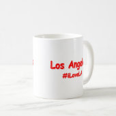 "#iLoveLA" Niedliches Design. Jetzt kaufen Kaffeetasse (VorderseiteRechts)